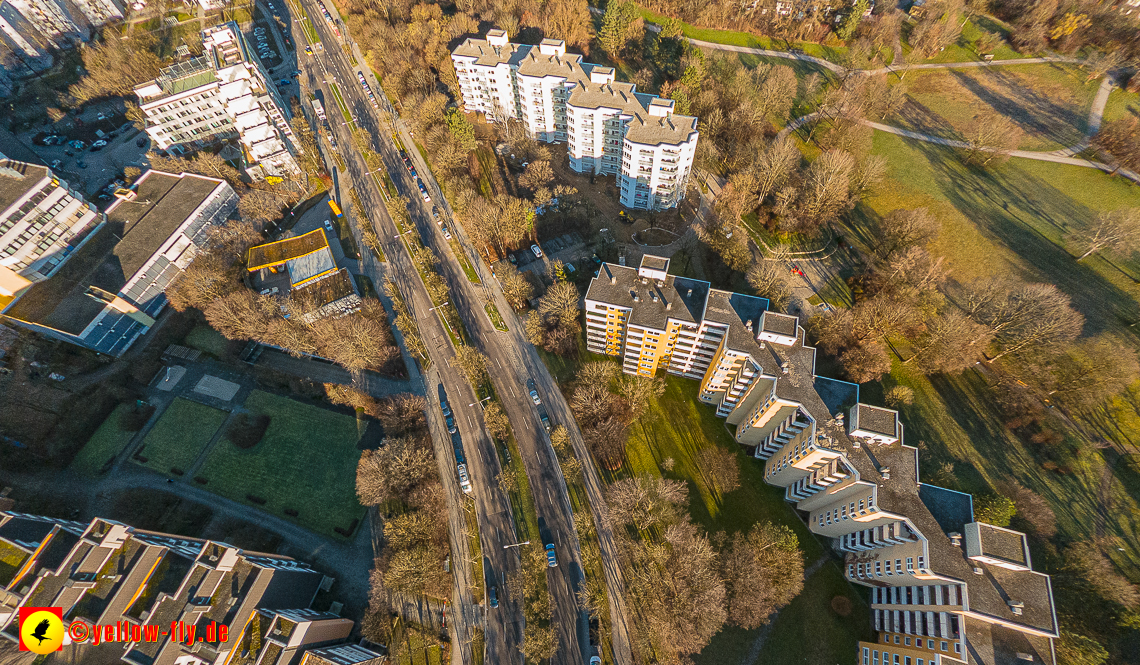 16.01.2023 - Luftbilder vom Marx-Zentrum und Gartenstadt Trudering